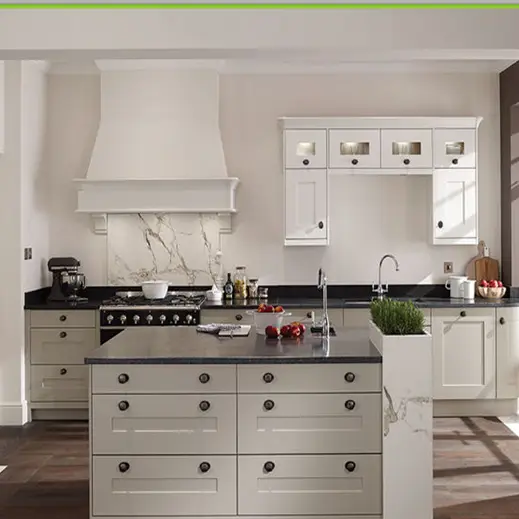 Contemporary Elegance: A Modern White And Wood Kitchen Design 1