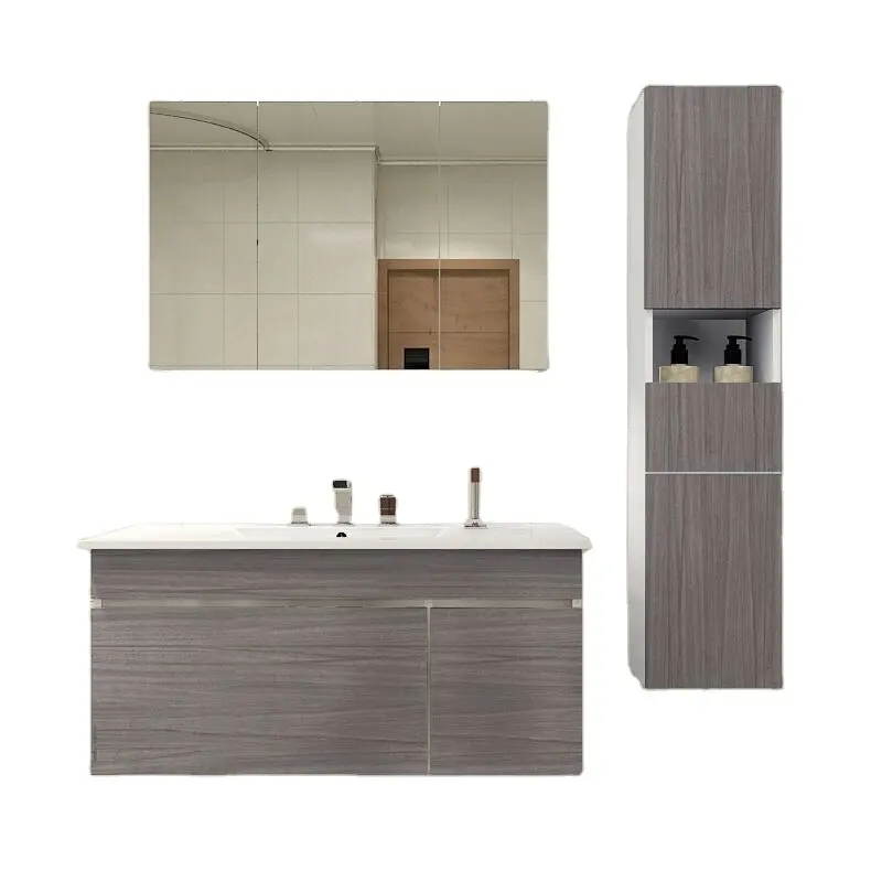 High-qualitybathroom Vanity Manufacturer 20-45 Days Maple/Oak/Solid Wood/MDF/melaminated Particle Board/PVC/ Polywood 2