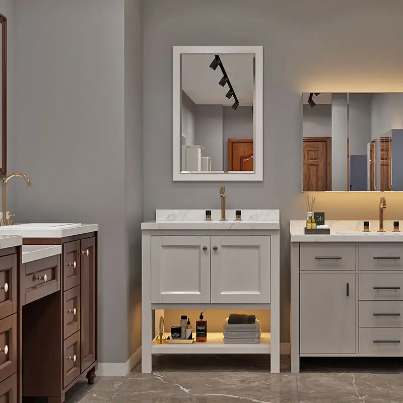 Custom Made Wall Hung Bathroom Cabinet 4