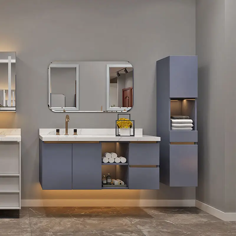 Custom Made Wall Hung Bathroom Cabinet 5