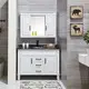 Latestcabinet Bathroom Vanity Maple/Oak/Solid Wood/MDF/melaminated Particle Board/PVC/ Polywood Assemble Or Knock Down 3