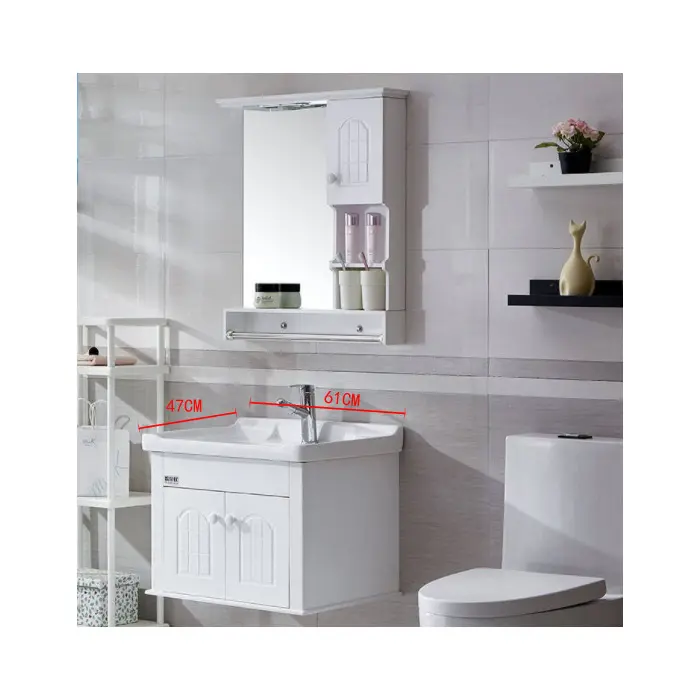 Modern Bathroom Vanity Maple/Oak/Solid Wood/MDF/melaminated Particle Board/PVC/ Polywood by Y&R Furniture 3