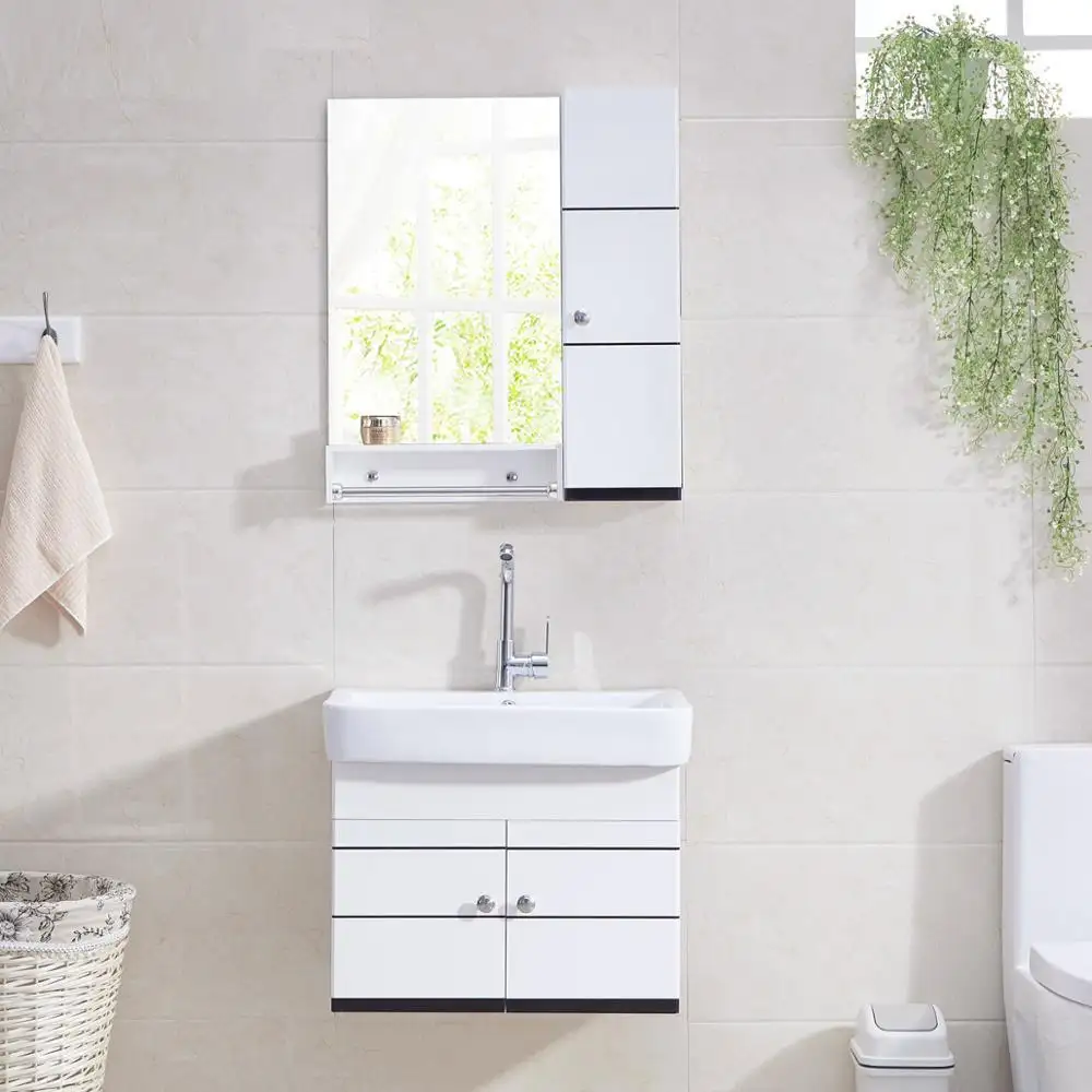 Modern Bathroom Vanity Maple/Oak/Solid Wood/MDF/melaminated Particle Board/PVC/ Polywood by Y&R Furniture 4