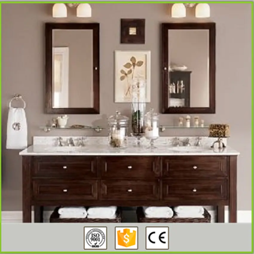 Custom hotel bathroom vanity factory 3