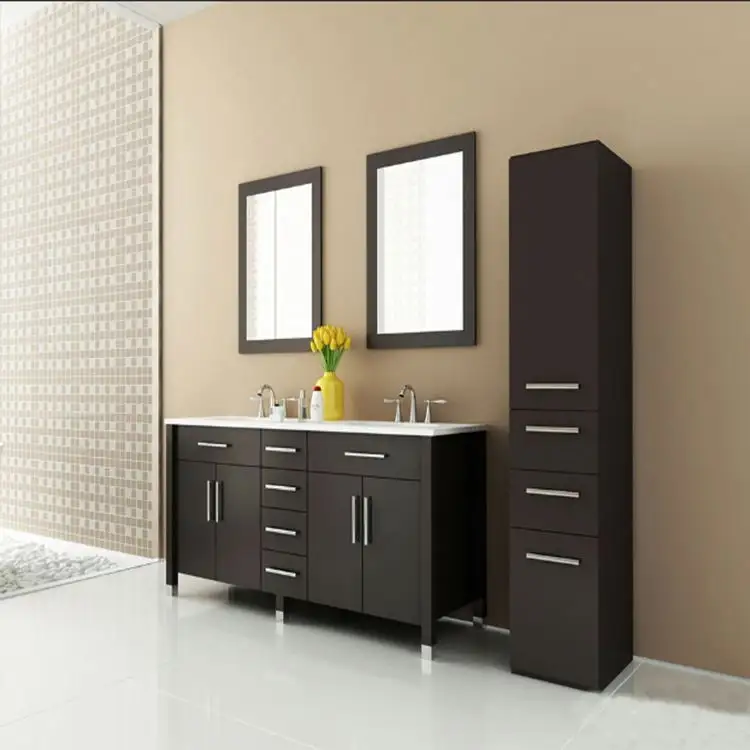 Customized Antique Bathroom Vanity-1 2
