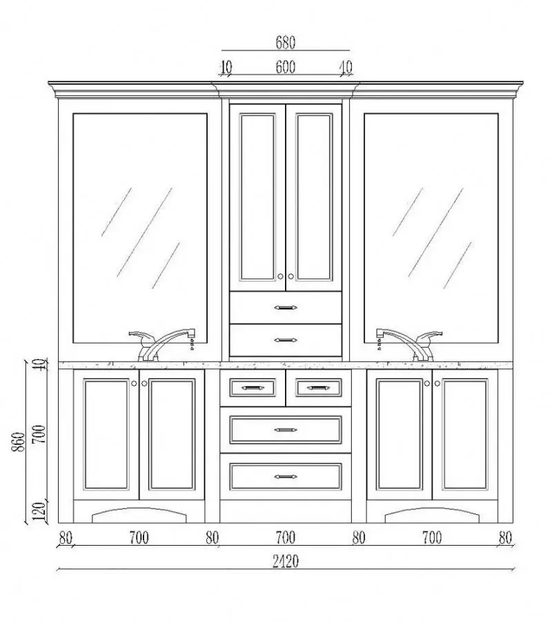 Top Wood Bathroom Vanity Cost 2
