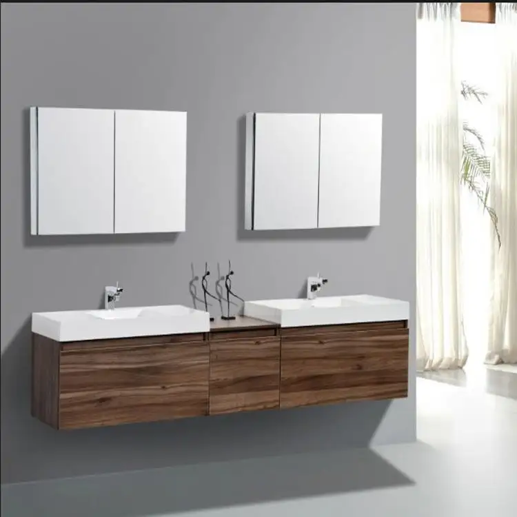 Wall Hung Bathroom Cabinet Assemble Or Knock Down - - Y&R Furniture 3