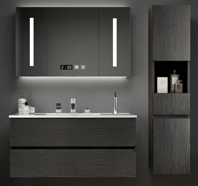 New Modern Cabinets Solid Wood Wall Hung Designs Bathroom Vanity 1