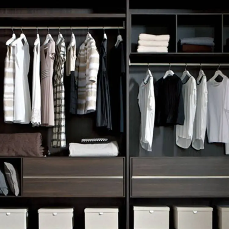 Home furniture wood kids cupboard wardrobe cabinet modern minimalist bedroom wall to wall wardrobe 1