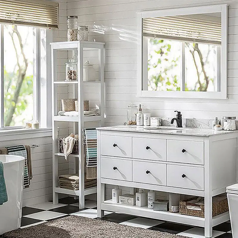 Y&R Building Material Co.,Ltd Best natural wood bathroom vanity for business 5