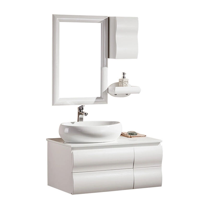 Top solid wood bathroom vanity for business 2
