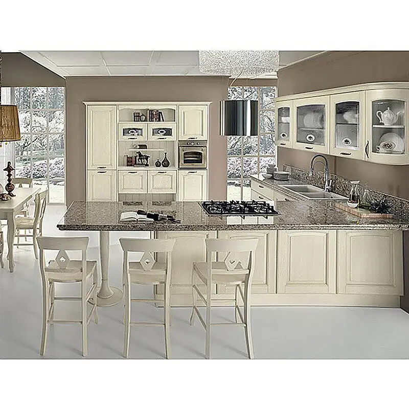 Custom kitchen wooden cabinet factory 2