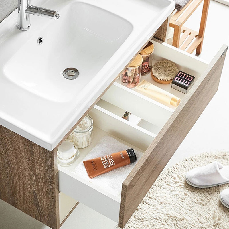 Top solid wood bathroom vanity for business 5
