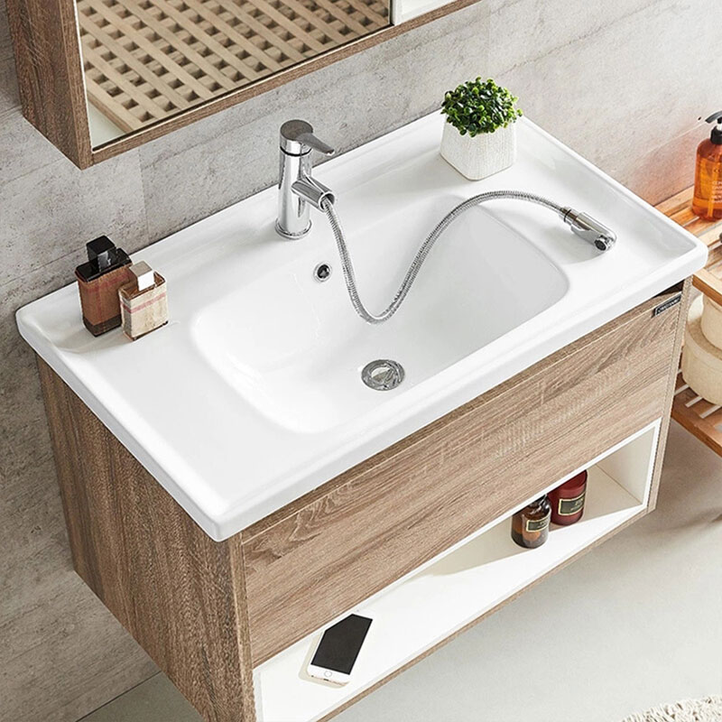 Top solid wood bathroom vanity for business 3