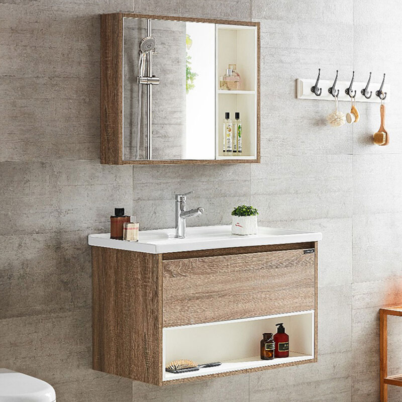 Top solid wood bathroom vanity for business 4