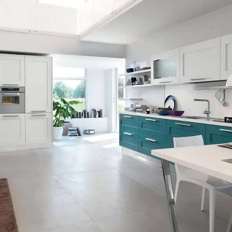 Blue Cabinet Kitchen Modern Furniture 1