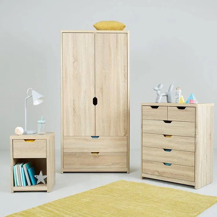 2 Door Wooden Bedroom Wardrobe Designs Wood French Wardrobe 1