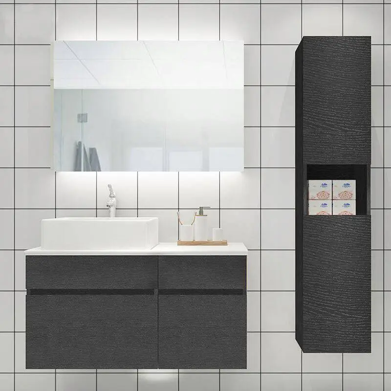 Particle Board Hotel Vanity China Bathroom Vanities Furniture 1