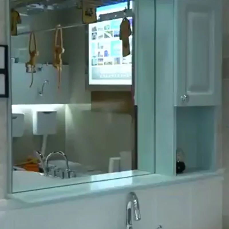 Hot Selling Manufacture Mirror PVC Vanity Bathroom Cabinet 1