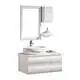 China pvc bathroom cabinet with mirror Suppliers 2
