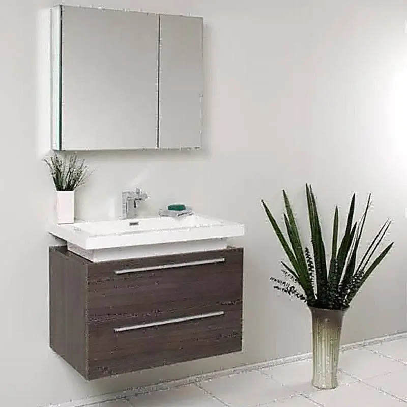 Particle Board Pvc Bathroom Design Cabinet 1