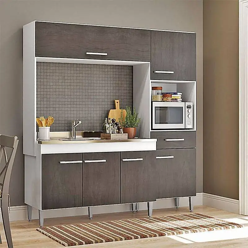 Latest Kitchen Furniture PVC Modern Kitchen Cabinets 1