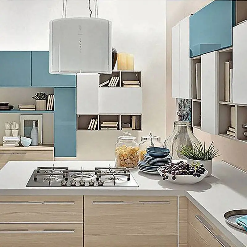 Modern High Design Gloss Affordable European Style Kitchen Cabinets 1