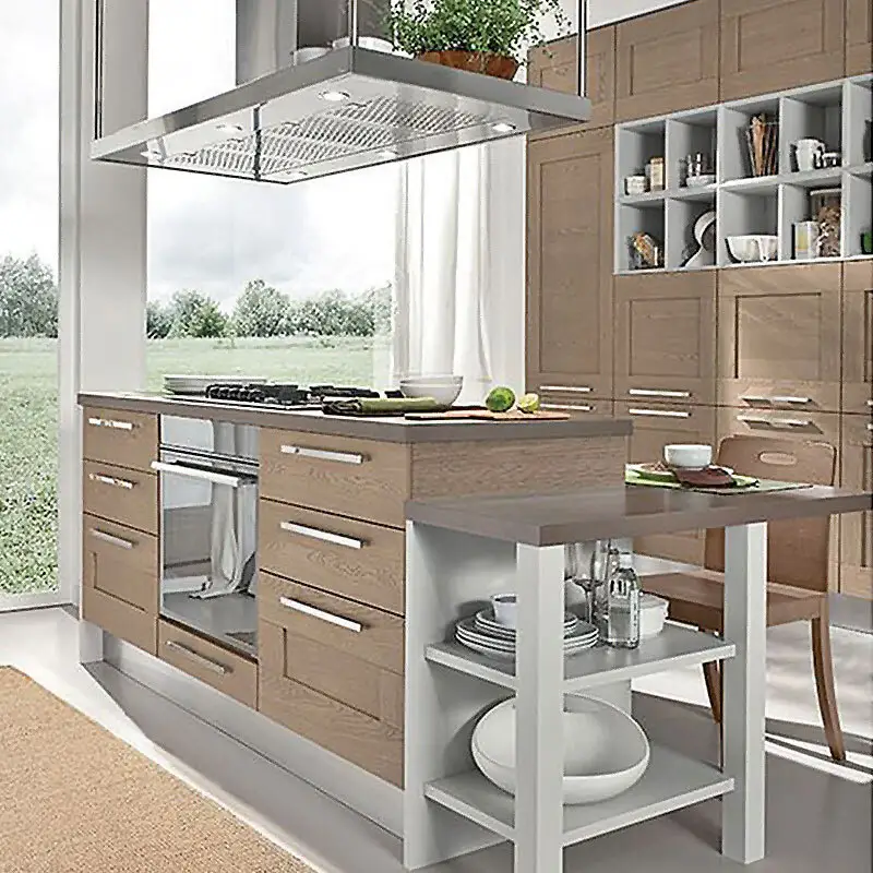 Y&r Furniture solid wood kitchen cabinet for business 4