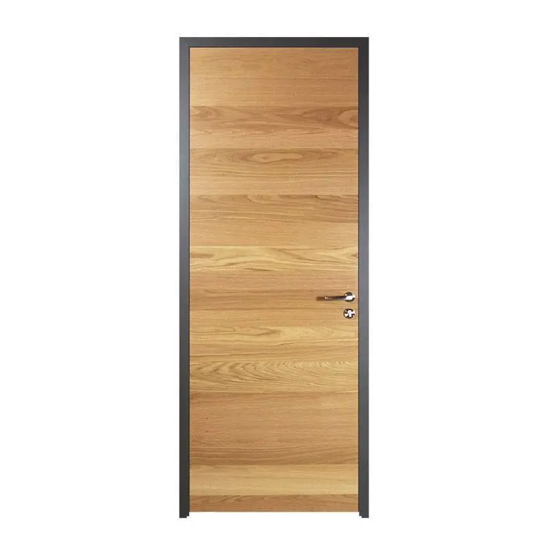 Modern Fashion Composite Solid Wood Flat Room Door Custom Interior Doors 1