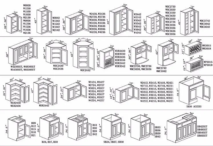 Y&r Furniture New american kitchen cabinets for business1 9