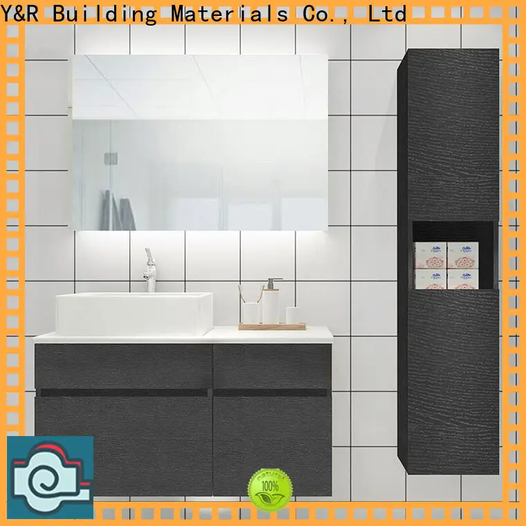 Latest solid wood bathroom cabinet company 1