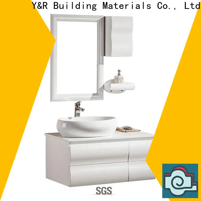 New luxury bathroom vanity cabinet factory 1