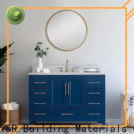 Y&R Building Material Co.,Ltd bathroom furniture cabinet factory 1