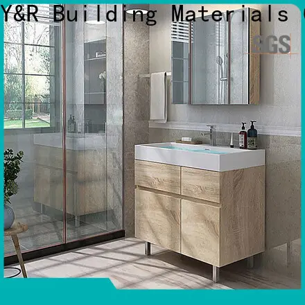Y&R Building Material Co.,Ltd Latest white bathroom cabinet company 1