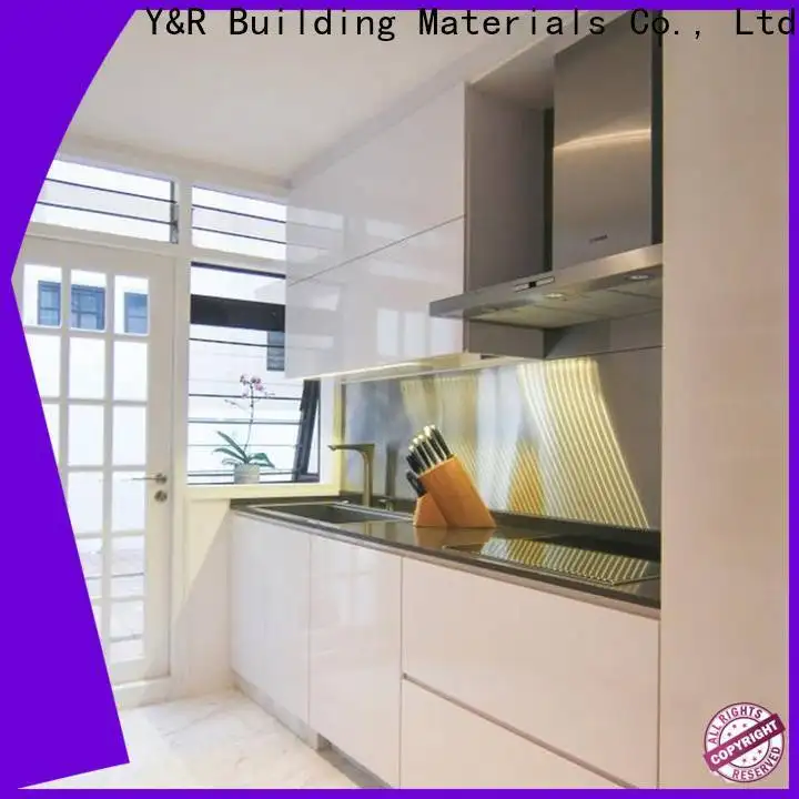 Y&R Building modern kitchen cabinets for business 1