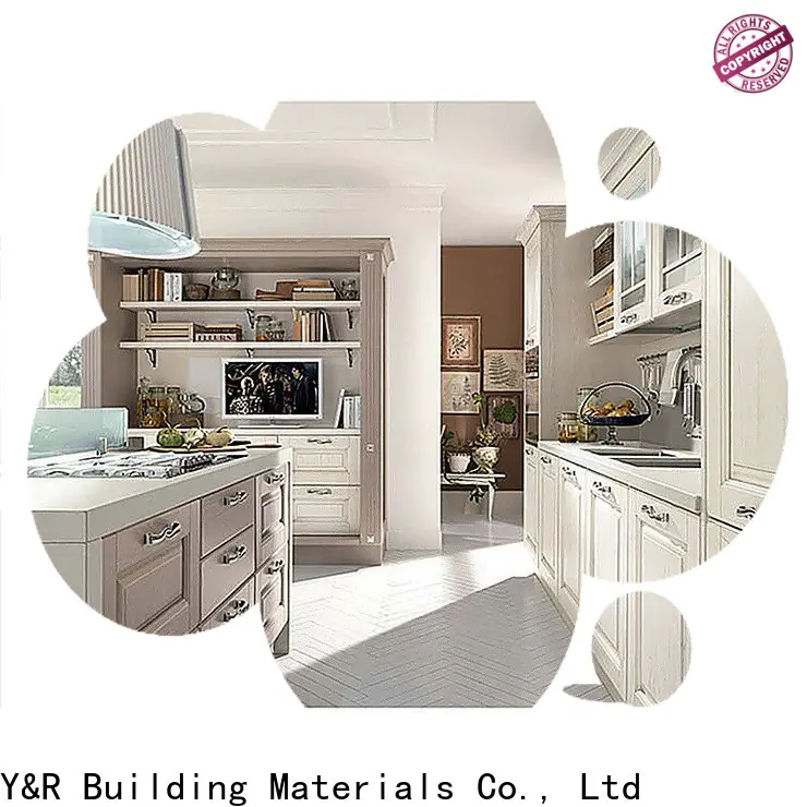 Latest furniture handle kitchen cabinet factory 1