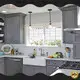 Latest small kitchen design cabinet Supply 1