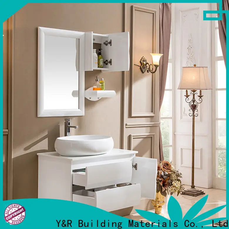 Custom bathroom double sink bathroom vanity Suppliers 1