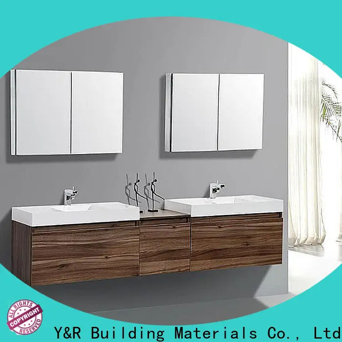 Y&R Building Material Co.,Ltd New bathroom vanity cabinet factory 1