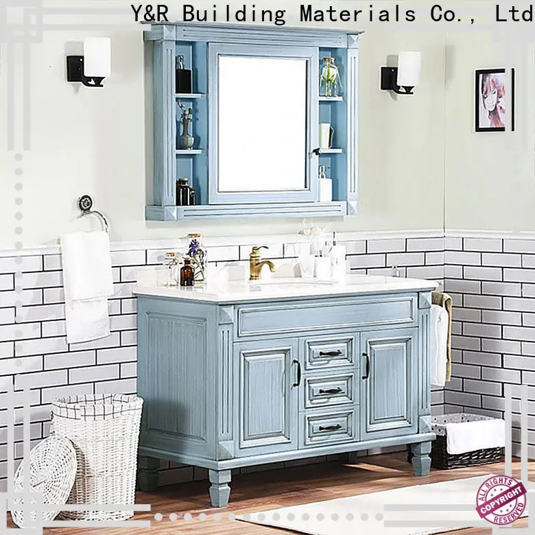Y&R Building Material Co.,Ltd Wholesale bathroom mirror with cabinet Supply 1