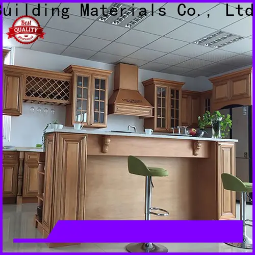 High-quality solid wood kitchen cabinet for business 1