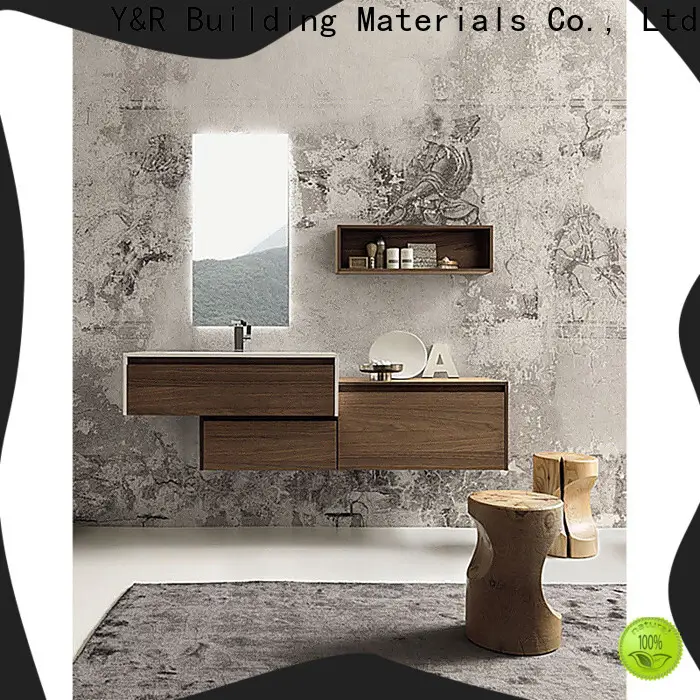 Y&R Building Material Co.,Ltd marble bathroom cabinet factory 1