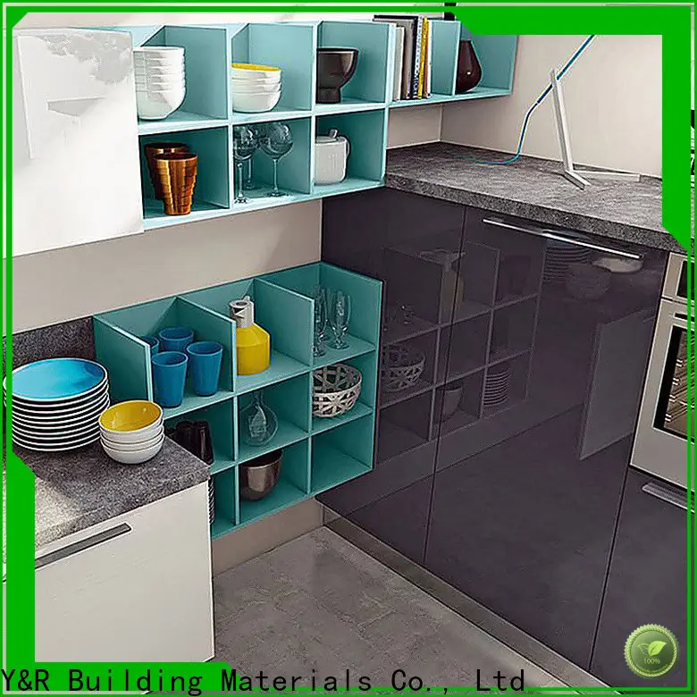 Y&R Building Material Co.,Ltd Latest kitchen cabinet designs modern factory 1
