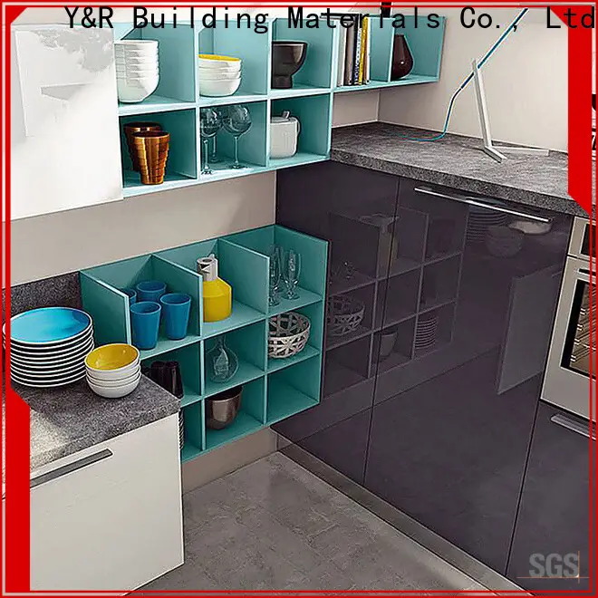 Wholesale handle kitchen cabinet factory 1