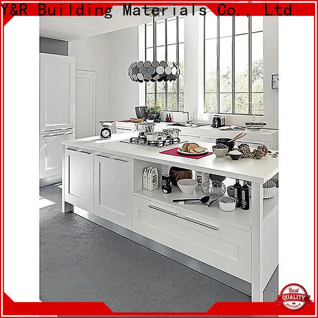 Custom kitchen cabinet designs solid wood Supply 1