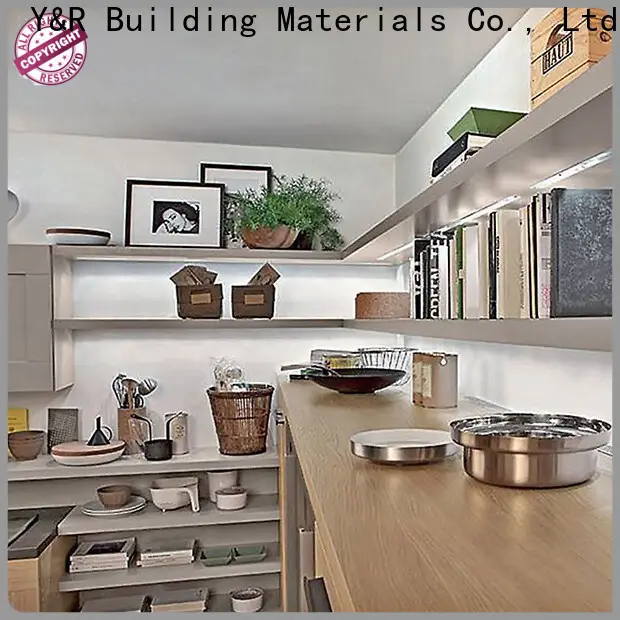 Y&R Building Material Co.,Ltd Custom small kitchen design cabinet for business 1