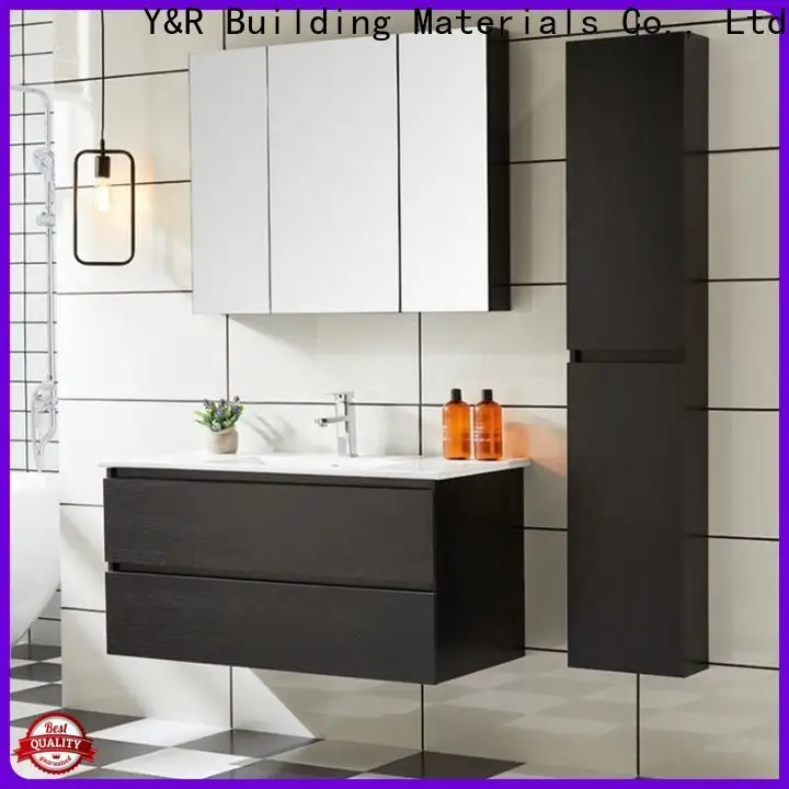 Custom floating bathroom vanity for business 1