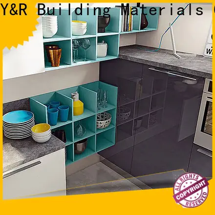 Y&R Building Material Co.,Ltd kitchen cabinet designs modern factory1 1
