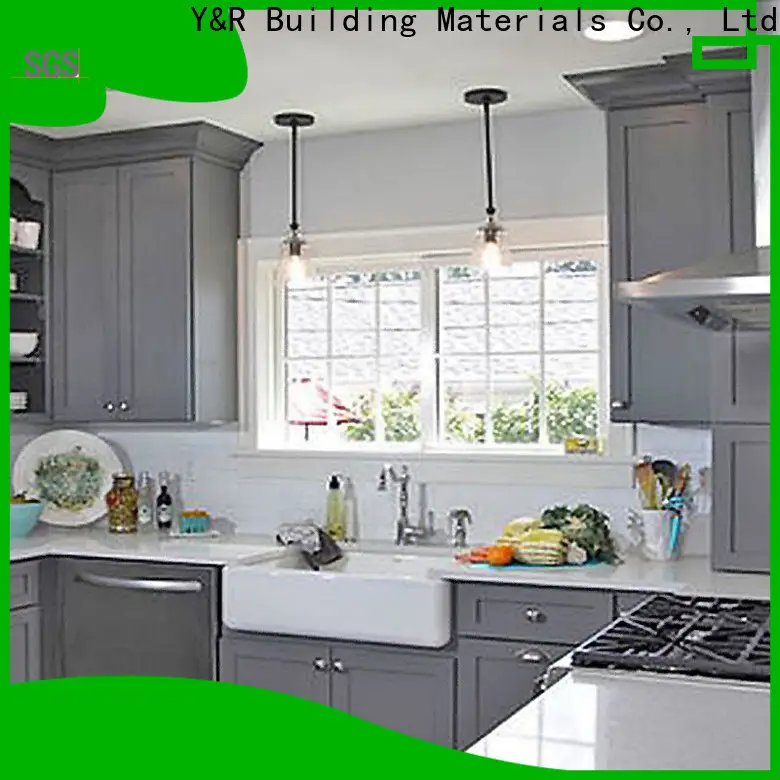 Y&r Furniture Custom kitchen cabinet designs solid wood manufacturers 1