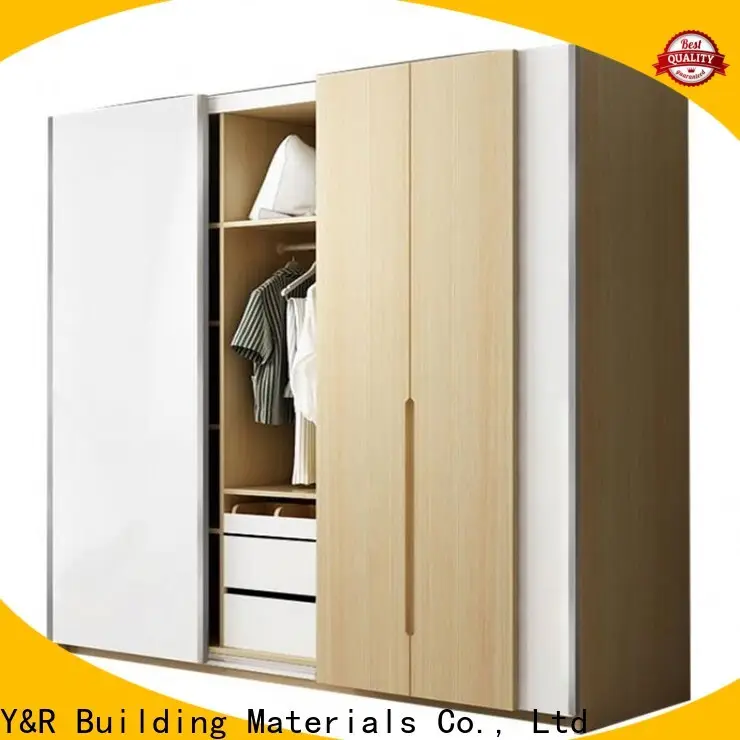 Wholesale solid wood wardrobe factory 1